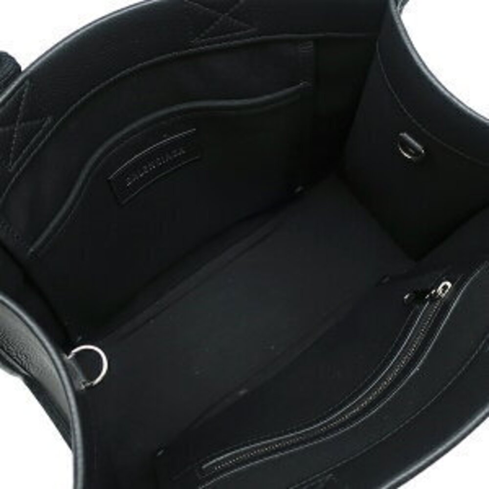 Balenciaga Tote Bag Black Leather Shoulder Strap - Picture 6 of 9